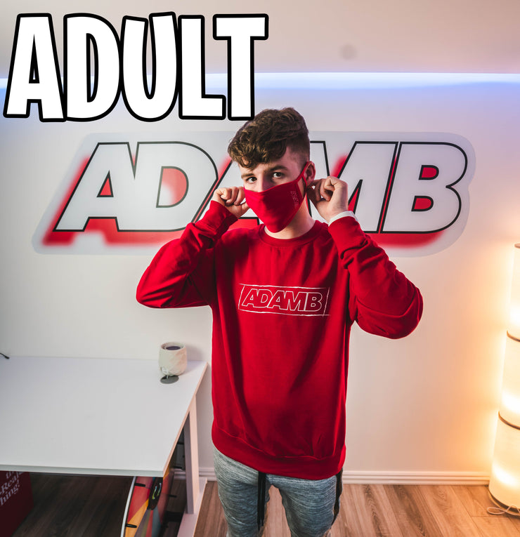 Adam B Red Adult Sweatshirt