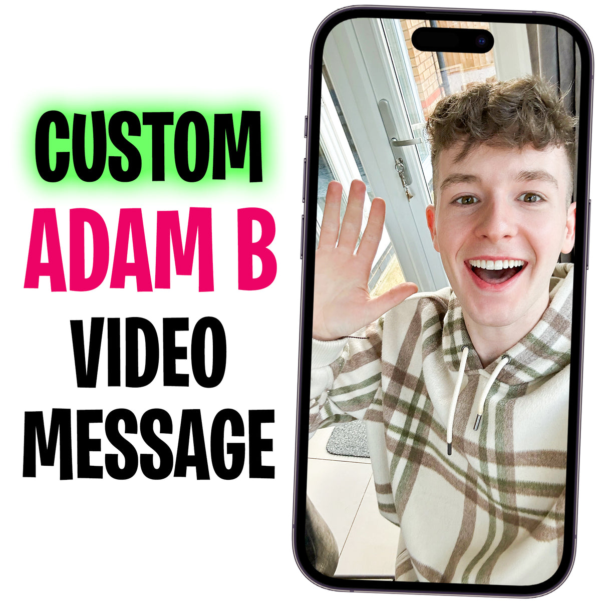 Custom ADAM B Video Message - LINK TO BOOK in Description – Adam B Merch