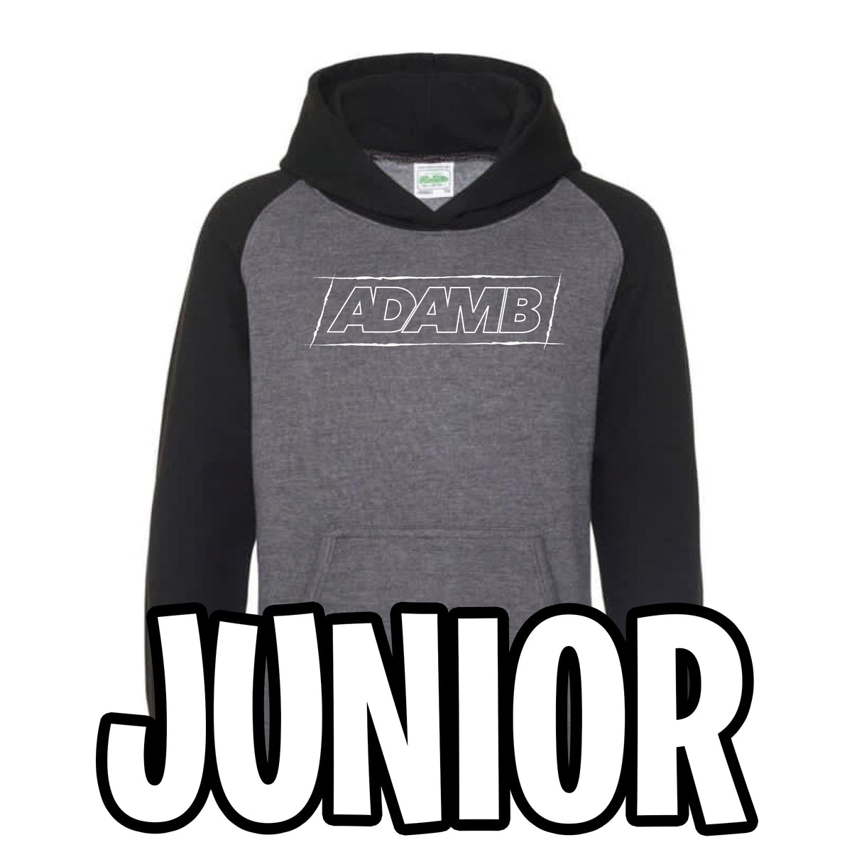 Adam B Junior Grey Two Tone Hoodie – Adam B Merch